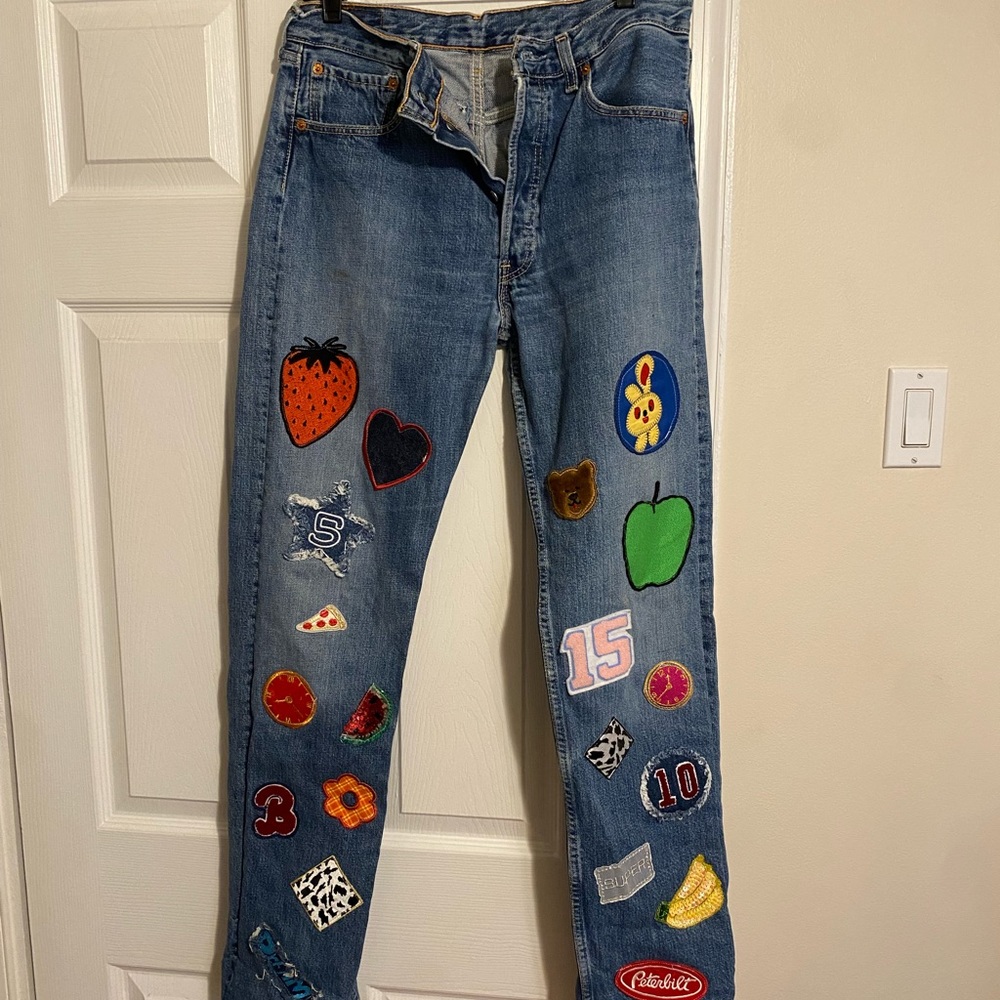 Vintage Levi’s with patches